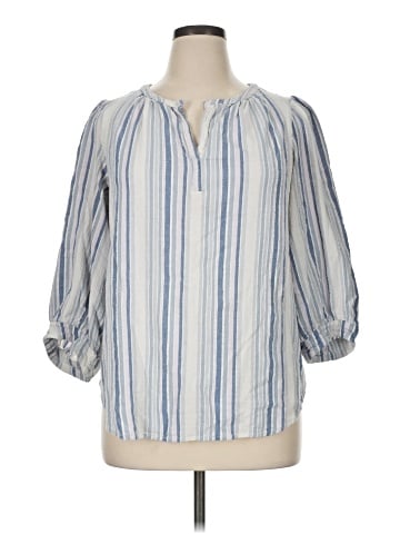 Chaps 3/4 Sleeve Blouse (view 1)