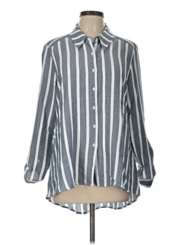 Donna Degnan Long Sleeve Button-Down Shirt (view 1)