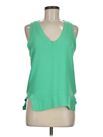 Zara W&B Collection Sleeveless T-Shirt (view 1)