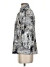 Studio Works Print Silver 3/4 Sleeve Blouse Size S - photo 5