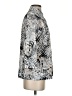 Studio Works Print Silver 3/4 Sleeve Blouse Size S - photo 4