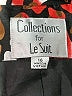 Collections for Le Suit 100% Polyester Print Red Blazer Size 16 - photo 6