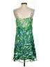 CAbi 100% Polyester Tropical Green Cocktail Dress Size S - photo 2