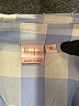 Persifor Checkered-gingham Blue 3/4 Sleeve Button-Down Shirt Size S - photo 7