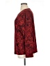 Chico's Design Paisley Red 3/4 Sleeve T-Shirt Size XL (3) - photo 5