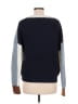 Wishlist 100% Acrylic Color Block Blue Pullover Sweater Size M - photo 2
