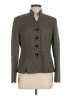 Le Suit 100% Polyester Tweed Gray Tan Blazer Size 6 - photo 1