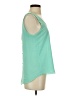Mine 100% Polyester Teal Sleeveless Blouse Size S - photo 4