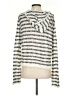 Paradise Stripes Silver Pullover Sweater Size S - photo 2