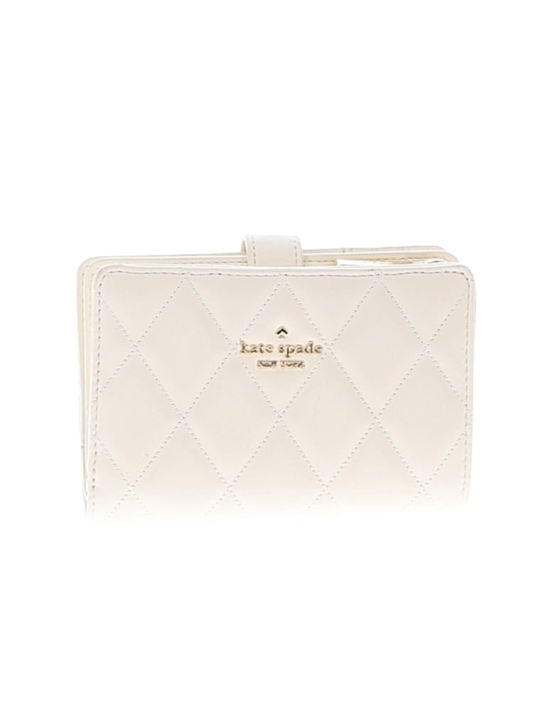 Kate Spade New York Leather Wallet In Ivory