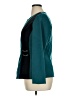 Amanda Smith Color Block Teal Jacket Size 14 Petite - photo 5