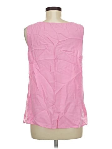 Lafayette 148 New York Sleeveless Silk Top (view 2)