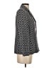 Kasper 100% Polyester Print Gray Blazer Size 2 - photo 4