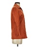 Reba Orange 3/4 Sleeve Button-Down Shirt Size S - photo 4