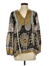 Sundance Brown Long Sleeve Blouse Size XS - photo 1