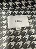 Lena 100% Polyester Houndstooth Black 3/4 Sleeve Blouse Size XL - photo 7