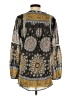 Sundance Brown Long Sleeve Blouse Size XS - photo 2