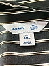 Old Navy 100% Polyester Stripes Black Long Sleeve Blouse Size XL (tall) - photo 7