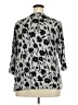 Bobeau Silver 3/4 Sleeve Blouse Size 2X - photo 2