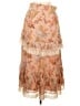 Zimmermann 100% Polyester Tan Pink Casual Skirt Size 8 (2) - photo 2