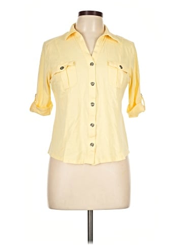 Style&Co 3/4 Sleeve Button-Down Shirt (view 1)