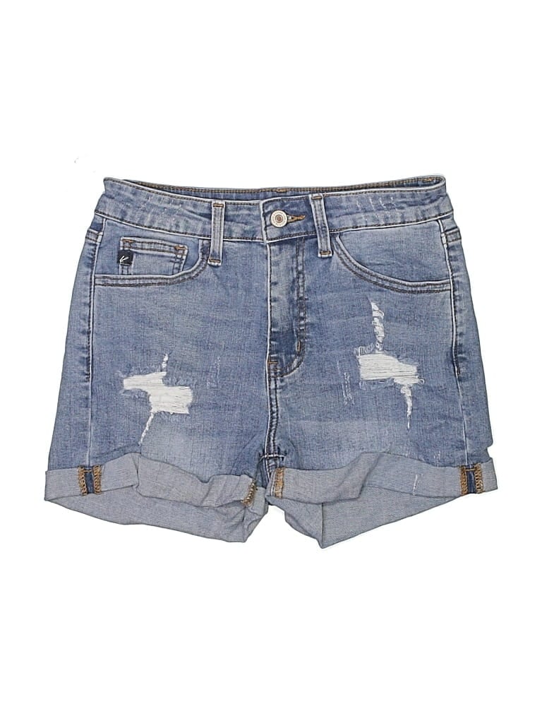 Pre-owned Kancan Jeans Denim Shorts In Blue