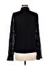 Libby Edelman 100% Polyester Black Long Sleeve Blouse Size M - photo 2