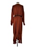 BCBGMAXAZRIA 100% Polyester Brown Casual Dress Size L - photo 2