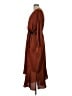 BCBGMAXAZRIA 100% Polyester Brown Casual Dress Size L - photo 5