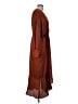 BCBGMAXAZRIA 100% Polyester Brown Casual Dress Size L - photo 4