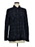 CAbi 100% Rayon Plaid Black Long Sleeve Button-Down Shirt Size M - photo 1