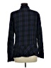 CAbi 100% Rayon Plaid Black Long Sleeve Button-Down Shirt Size M - photo 2