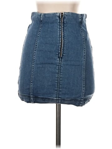 Free People Denim Skirt (view 2)