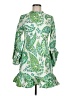 STAUD Paisley Green Cocktail Dress Size 8 - photo 1