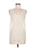 Ultra Pink 100% Polyester Ivory Sleeveless Top Size M - photo 1