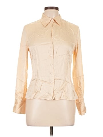 Casual Corner Long Sleeve Silk Top (view 1)