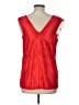Assorted Brands 100% Polyester Red Sleeveless Blouse Size L - photo 2