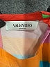 Valentino Color Block Orange Blue Geometric Blouse Size M (estimated) - photo 11