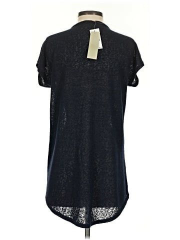 Joan Vass Short Sleeve Henley (view 2)