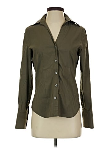 Express Design Studio Long Sleeve Blouse (view 1)