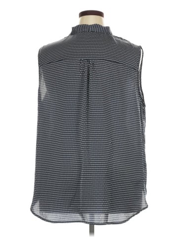 Como Black Sleeveless Blouse (view 2)