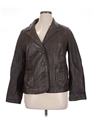 Liz Claiborne Leather Jacket (view 1)