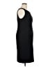Kasper Solid Black Cocktail Dress Size 16 - photo 4