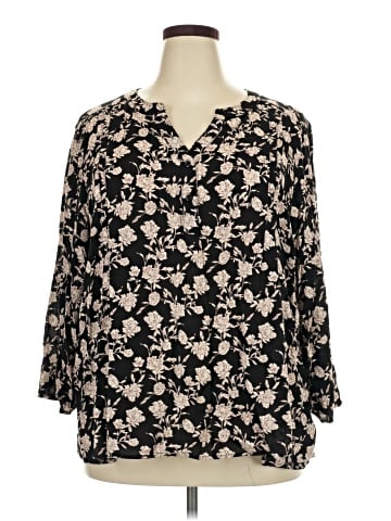 Monday Fun 3/4 Sleeve Blouse (view 1)