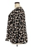 Monday Fun 100% Rayon Black 3/4 Sleeve Blouse Size 3X - photo 5