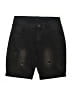 Shein Solid Black Shorts Size L - photo 1