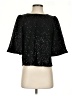 BCBGMAXAZRIA Black 3/4 Sleeve Top Size XS - photo 1