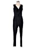 Sean John Solid Black Jumpsuit Size L - photo 1