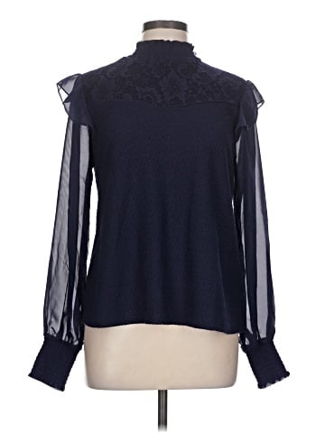 Cable & Gauge Long Sleeve Blouse (view 1)