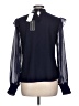 Cable & Gauge Blue Long Sleeve Blouse Size L - photo 2
